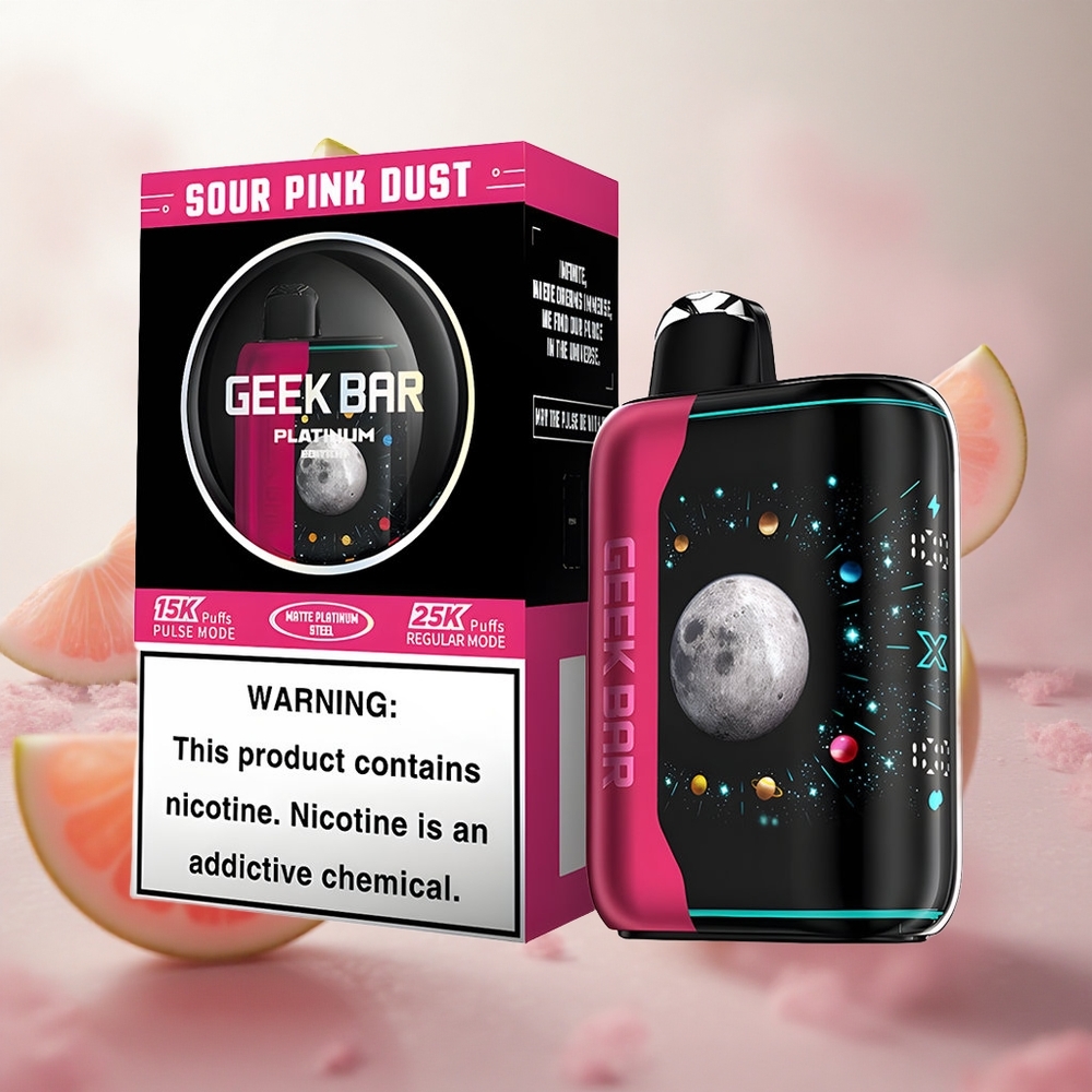 GEEK BAR Platinum Edition Až 25000 Puffs Sour Pink Dust 2 nikotinu Czech Republic wholesale