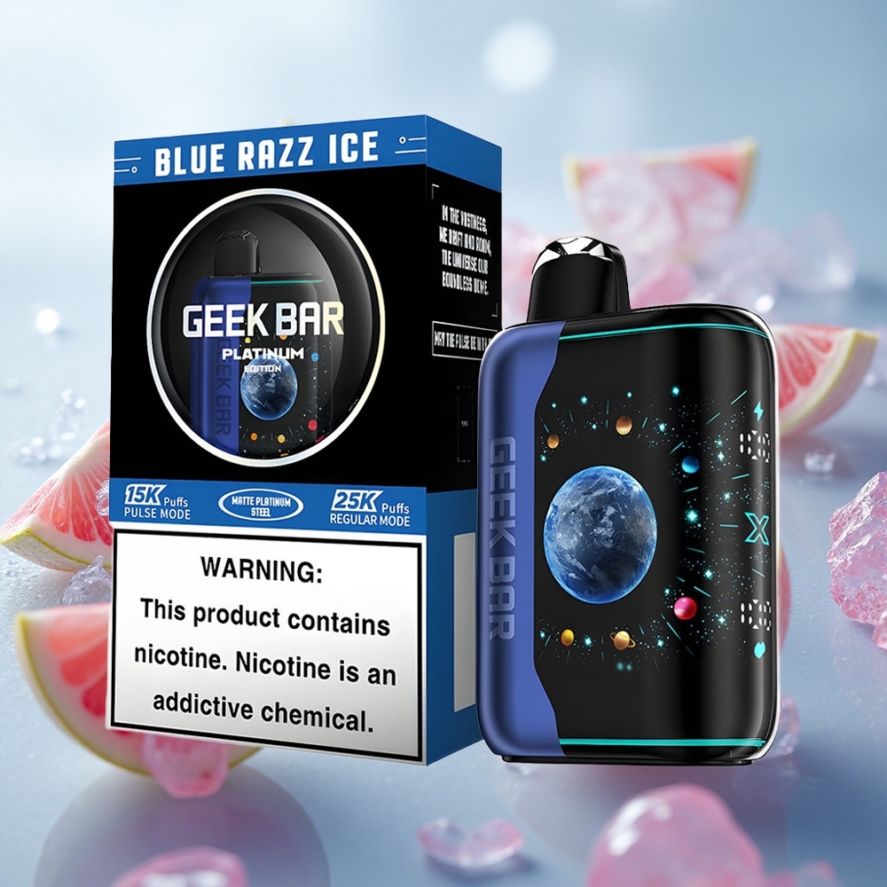 GEEK BAR Platinum Edition až 25000 Puffs Blue Razz Ice 2 nikotinu Czech Republic wholesale