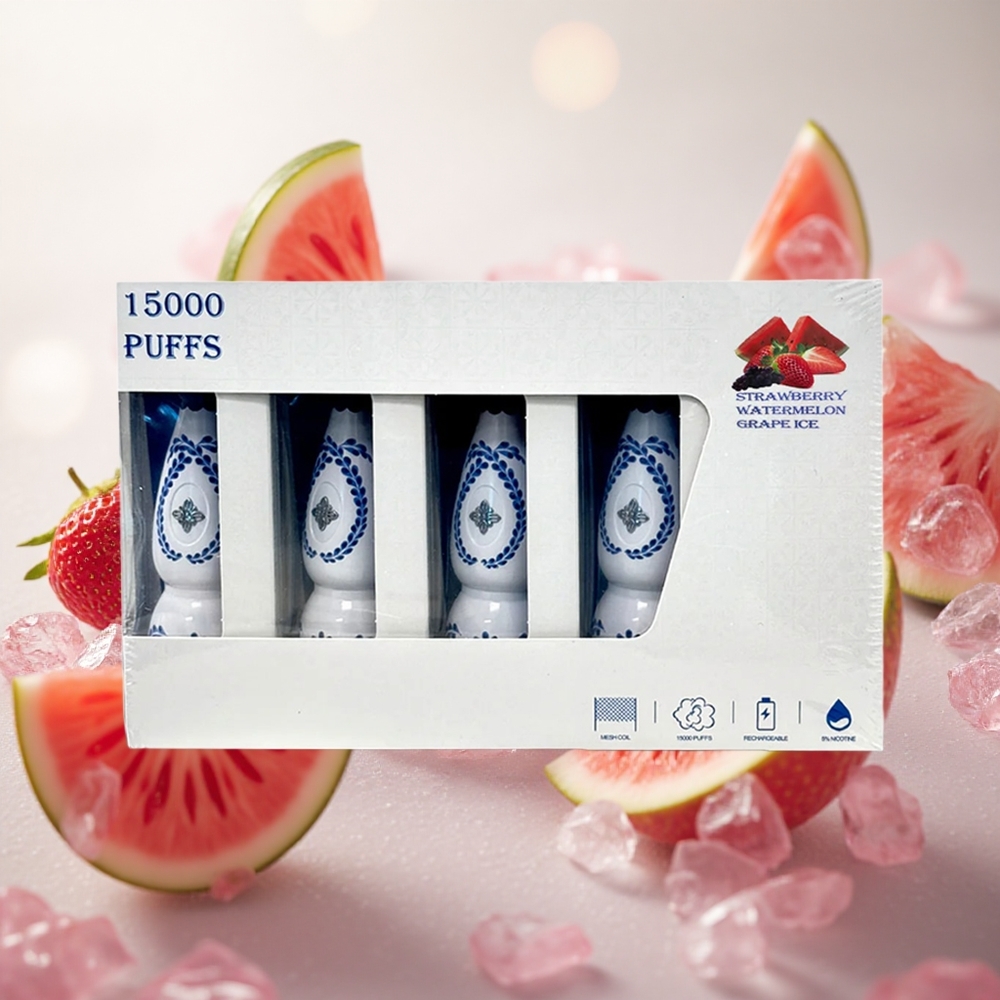 HUMO Azul 15000 Puffs Jahoda Meloun Hroznový Led 20mL předem naplněná nádrž na e-liquid Czech Republic wholesale
