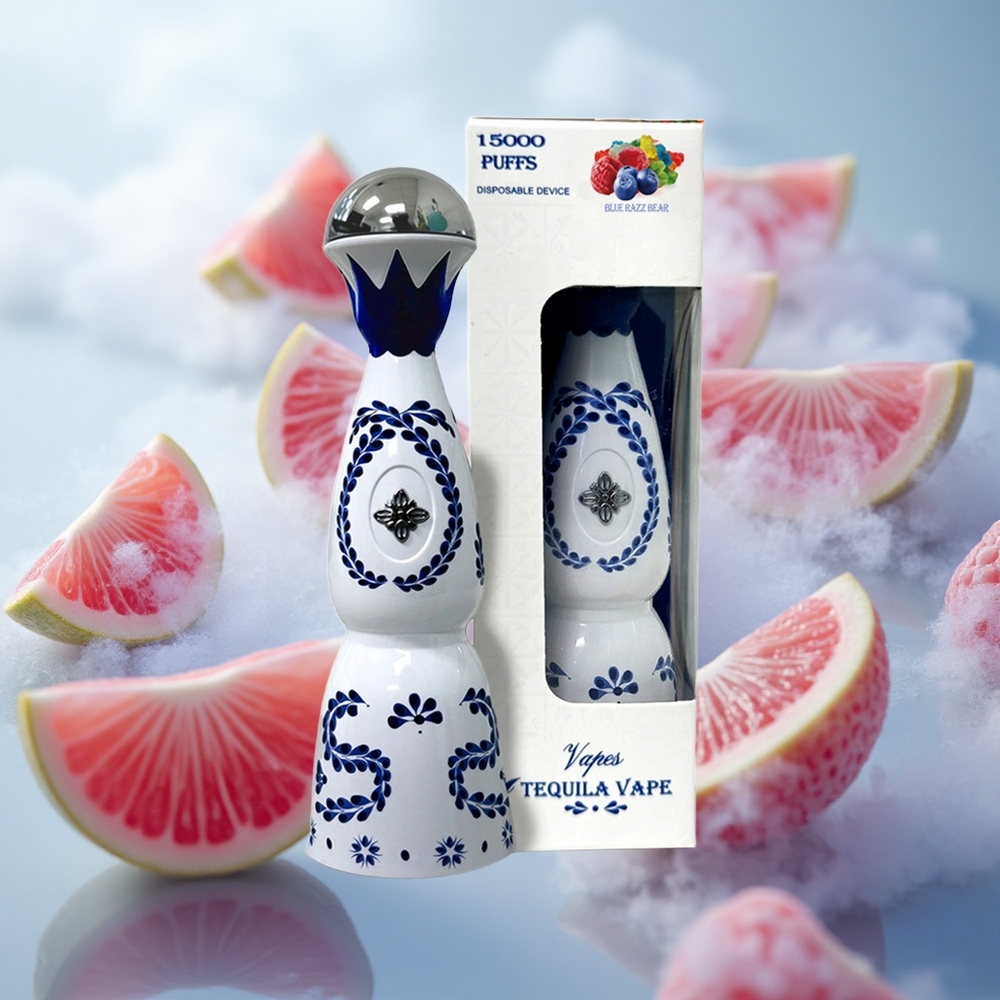 HUMO Azul 15000 Puffs Jednorázová Vape Blue Razz Bear s 20mL předplněnou nádržkou na e-liquid Czech Republic wholesale