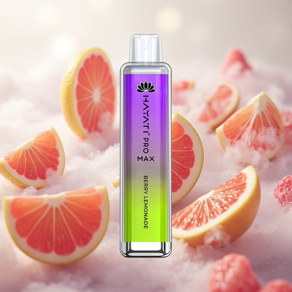 Hayati Pro Max 4000 Puffs Jednorázová Vape Berry Lemonade 1400mAh baterie TPD-Compliance Czech Republic wholesale