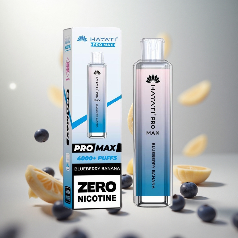 Hayati Pro Max 4000 Puffs Jednorázová Vape Borůvka Banán Rechargeable battery Czech Republic wholesale