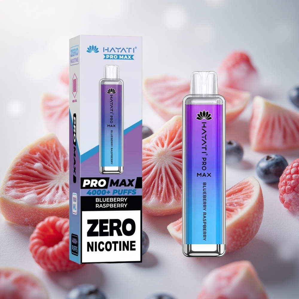 Hayati Pro Max 4000 Puffs Jednorázová Vape Borůvka Malina Až 4000 Puffs TPD-Compliance Czech Republic wholesale