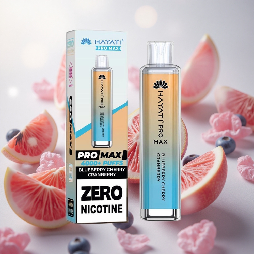 Hayati Pro Max 4000 Puffs Jednorázová Vape Borůvka Třešeň Brusinka (1400mAh baterie TPD-Compliance) Czech Republic wholesale