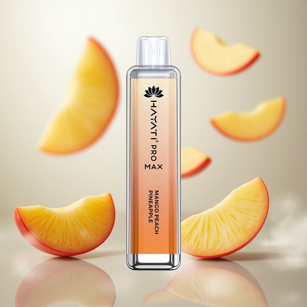 Hayati Pro Max 4000 Puffs Jednorázová Vape Mango Peach Ananas s dobíjecí baterií Czech Republic wholesale