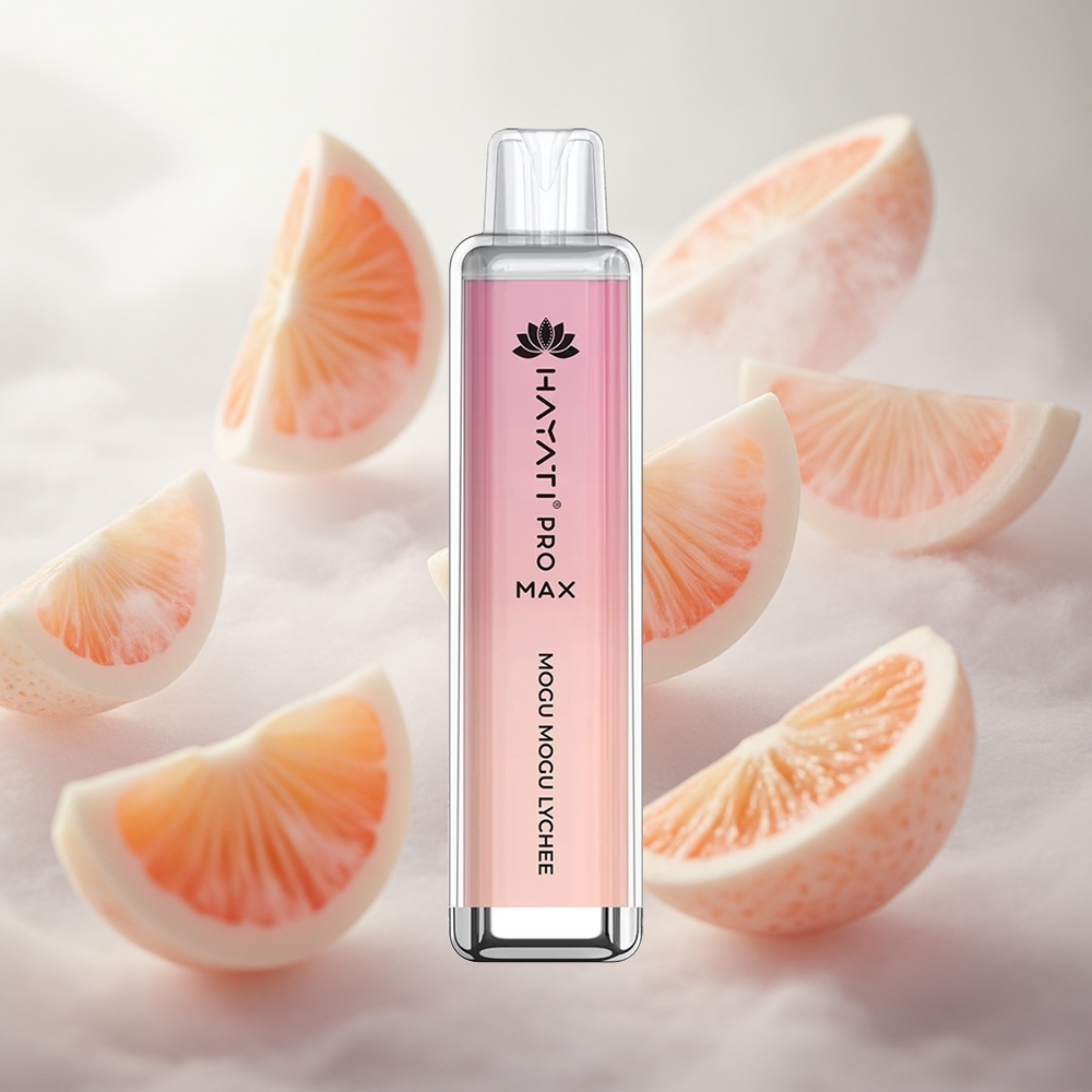 Hayati Pro Max 4000 Puffs Jednorázová Vape Mogu Mogu Lychee s baterií 1400mAh TPD-Compliance Czech Republic wholesale