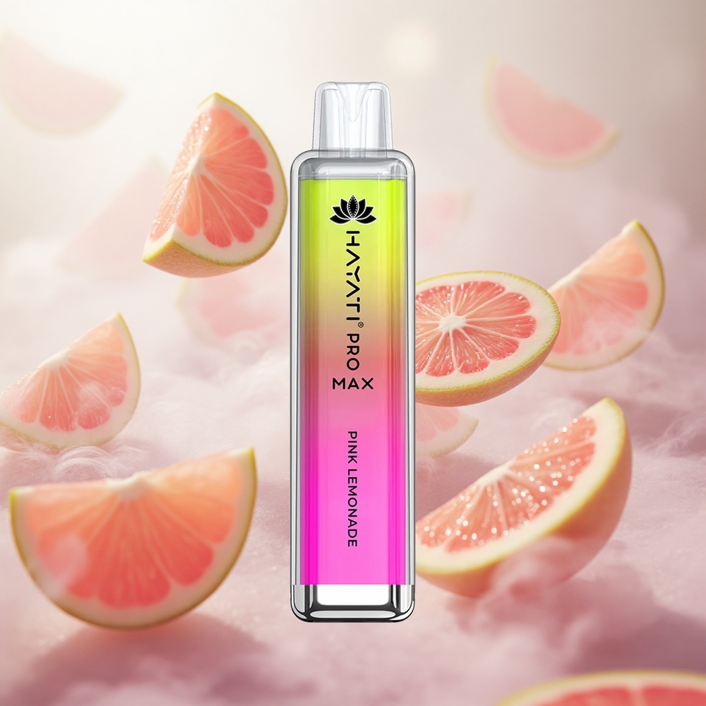 Hayati Pro Max 4000 Puffs Jednorázová Vape Pink Lemonade s 2 5 nikotinu a dobíjecí baterií Czech Republic wholesale
