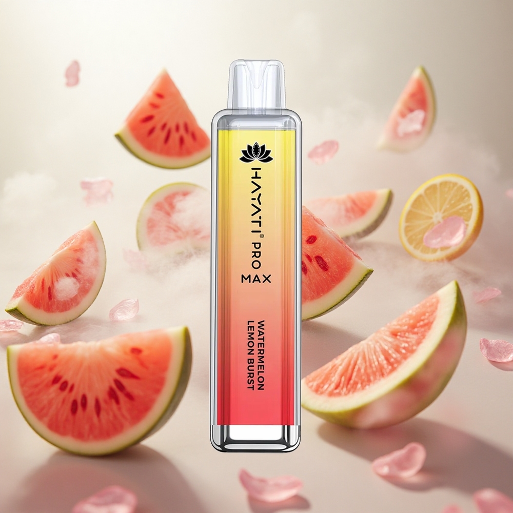 Hayati Pro Max 4000 Puffs Jednorázová Vape Watermelon Lemon Burst s 4000 potahy a dobíjecí baterií Czech Republic wholesale