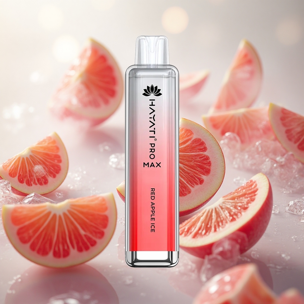 Hayati Pro Max 4000 Puffs Red Apple Ice Jednorázová Vape s dobíjecí baterií Czech Republic wholesale