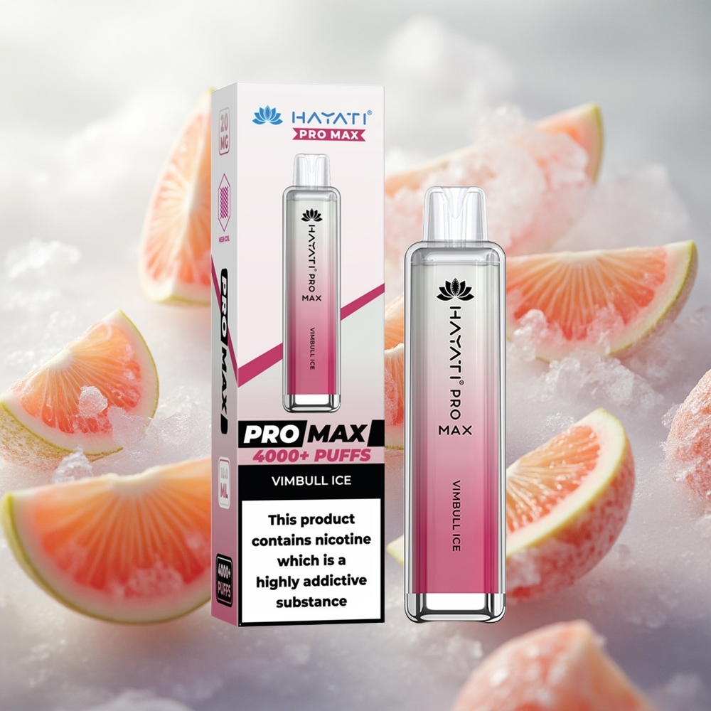 Hayati Pro Max 4000 Puffs Vimbull Ice Jednorázová Vape s dobíjecí baterií Czech Republic wholesale