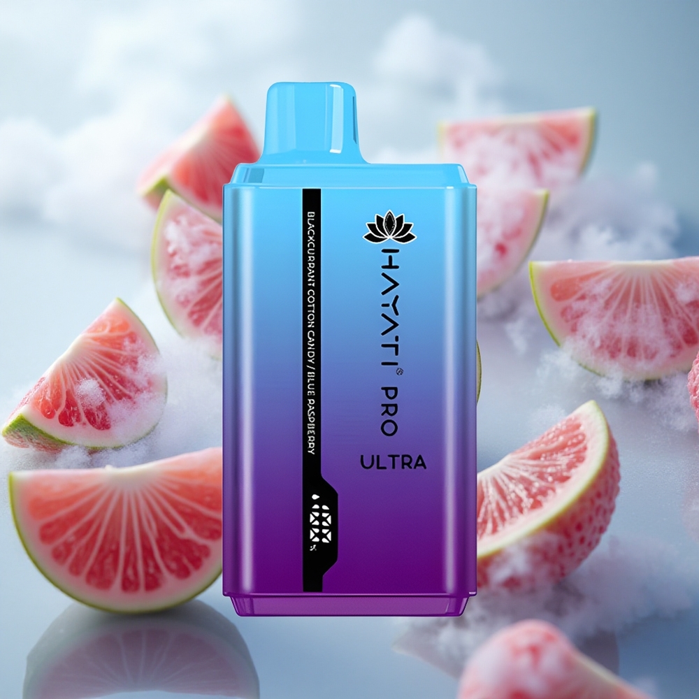 Hayati Pro Ultra 15000 Puffs 2 12ml Černý rybíz Bavlněná cukrová vata Czech Republic wholesale