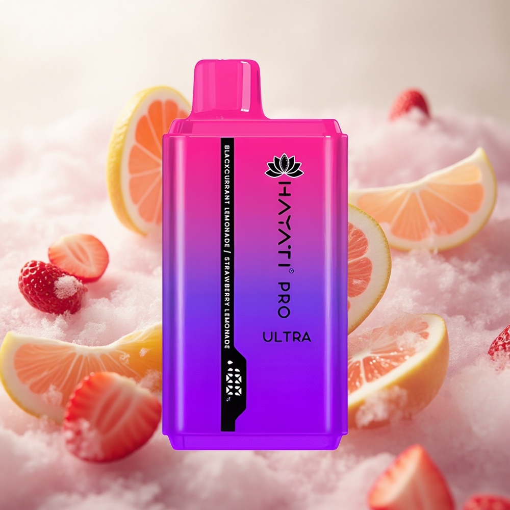 Hayati Pro Ultra 15000 Puffs Blackcurrant Lemonade Strawberry Lemonade 49 příchutí Czech Republic wholesale