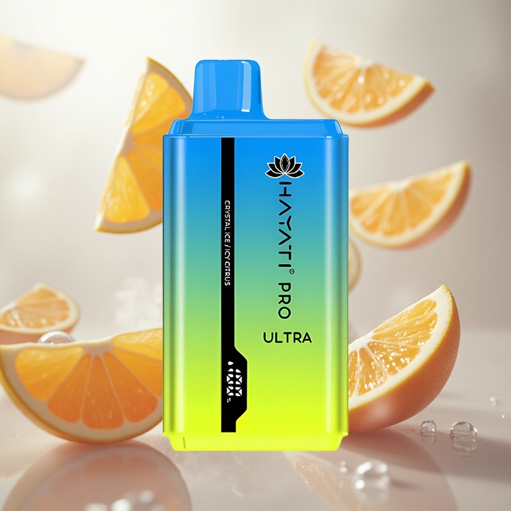 Hayati Pro Ultra 15000 Puffs Crystal Ice 49 příchutí Czech Republic wholesale