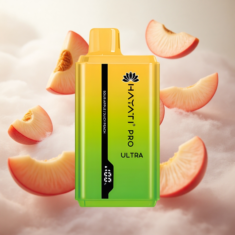 Hayati Pro Ultra 15000 Puffs Jablko Kyselé 49 příchutí Velkoobchod Czech Republic
