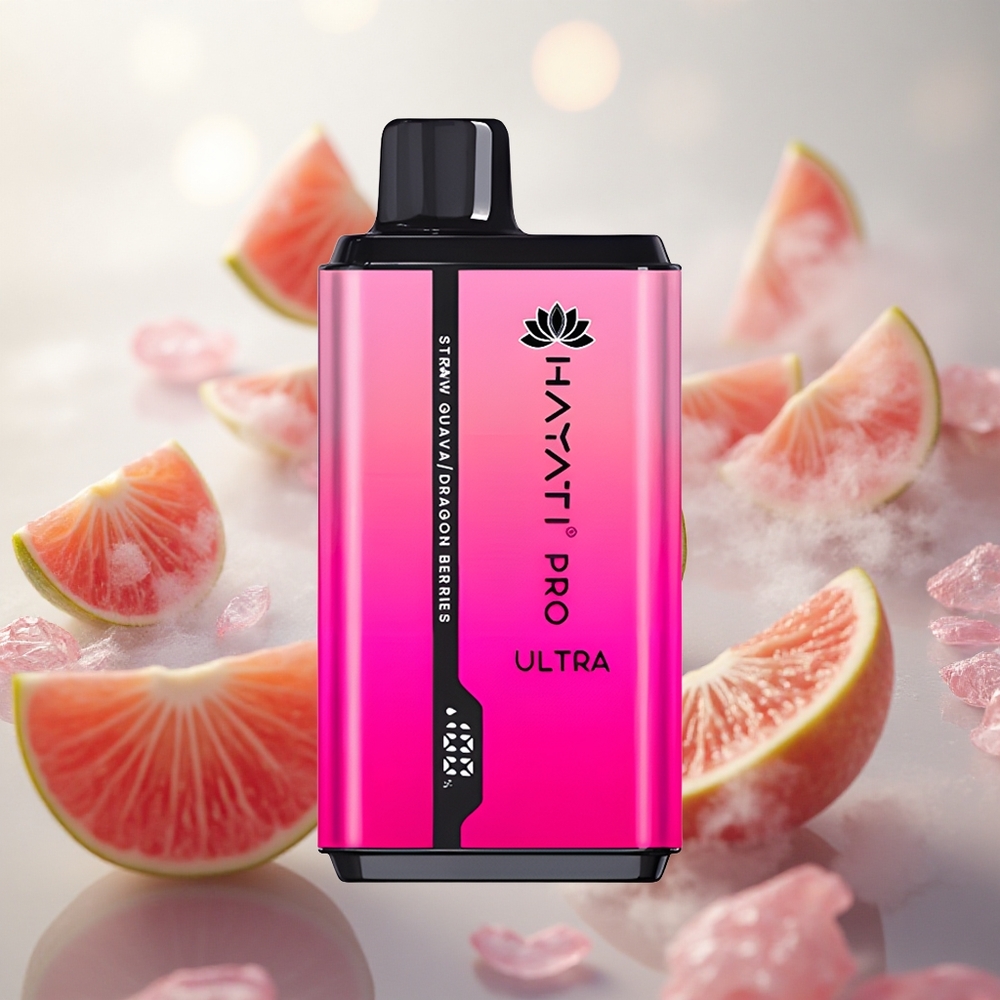 Hayati Pro Ultra 15000 Puffs Jahoda Guava 2 12ml velkoobchod Czech Republic