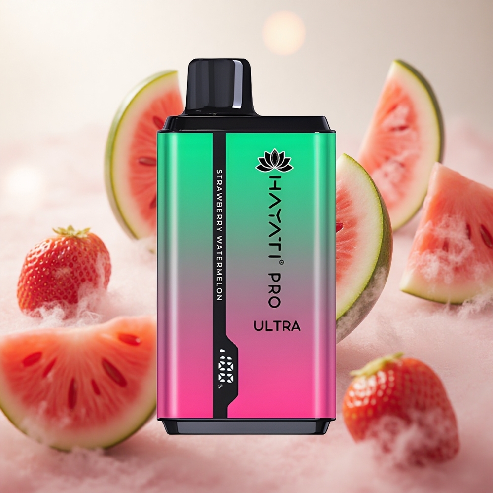 Hayati Pro Ultra 15000 Puffs Jahoda Vodní Meloun 2 12ml Velkoobchod Czech Republic