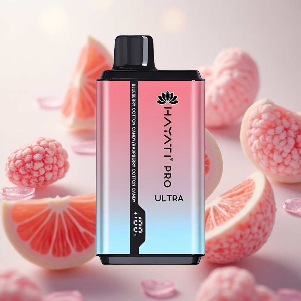 Hayati Pro Ultra 15000 Puffs Jednorázová Vape Borůvka Bavlněná Cukrová Vata 12ml Czech Republic wholesale