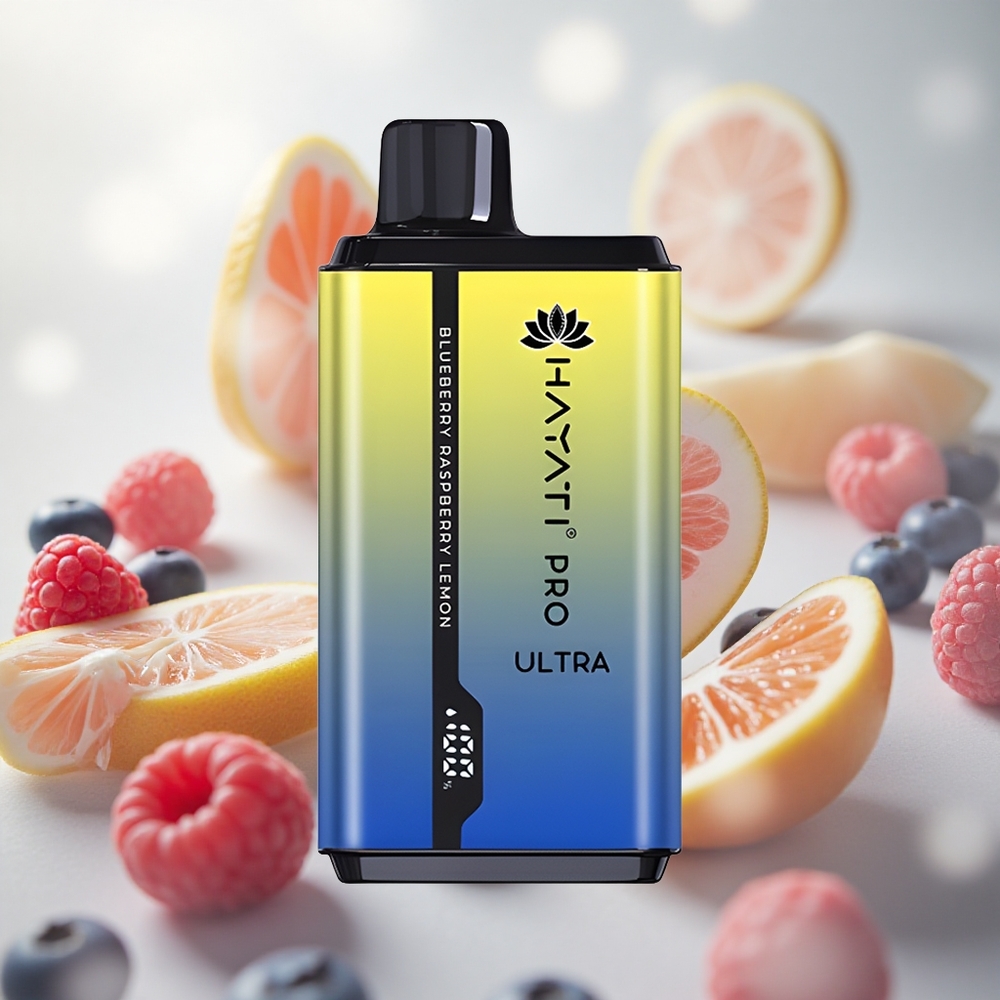 Hayati Pro Ultra 15000 Puffs Jednorázová Vape Borůvka Malina Citrón + 49 příchutí Czech Republic wholesale