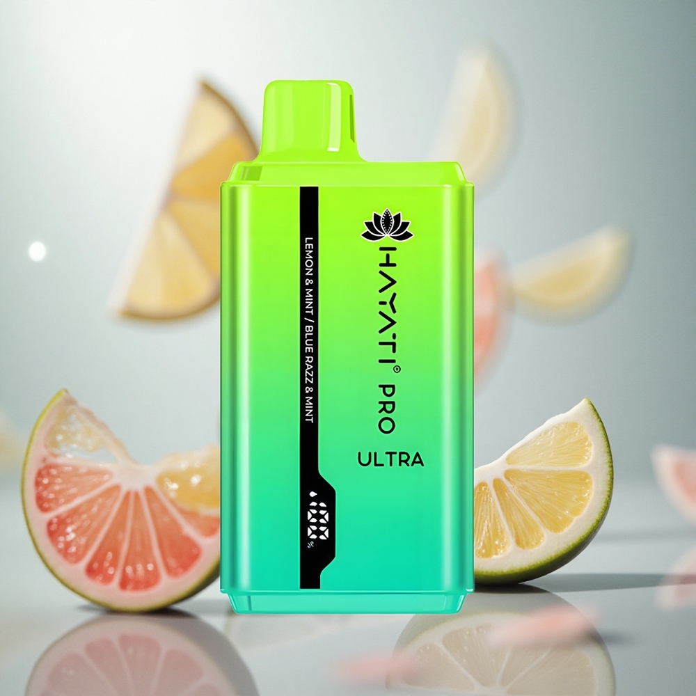 Hayati Pro Ultra 15000 Puffs Jednorázová Vape Citrón  Máta a Blue Razz  Máta 49 příchutí velkoobchod Czech Republic