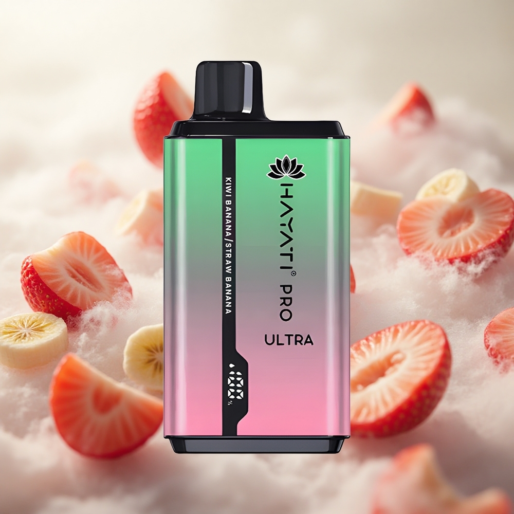 Hayati Pro Ultra 15000 Puffs Jednorázová Vape Kiwi Banán 12ml Czech Republic wholesale