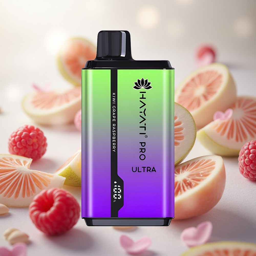 Hayati Pro Ultra 15000 Puffs Jednorázová Vape Kiwi Hroznový Malina Czech Republic wholesale