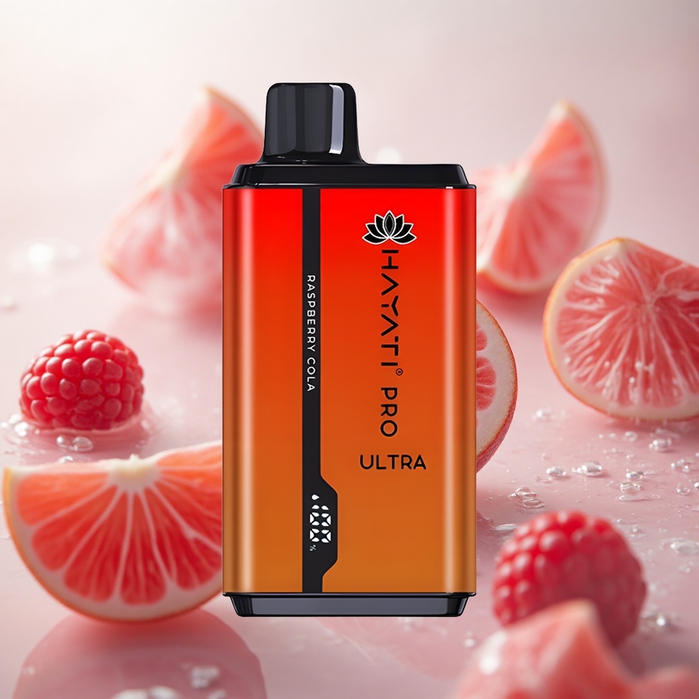 Hayati Pro Ultra 15000 Puffs Jednorázová Vape Malina Kola Czech Republic wholesale