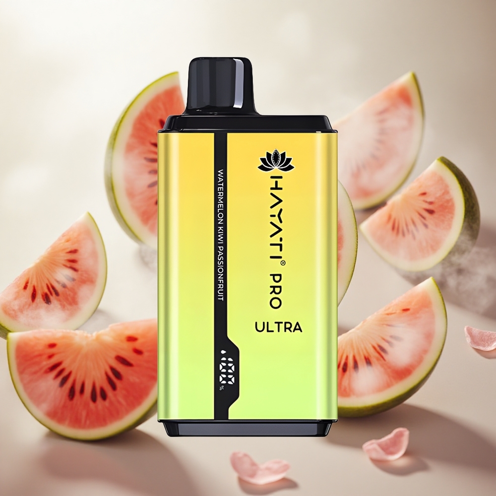 Hayati Pro Ultra 15000 Puffs Jednorázová Vape Vodní meloun Kiwi Mučenka Czech Republic wholesale