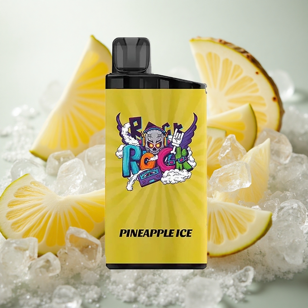 IGET Bar 3500 Puffs Jednorázová Vape Ananasový Led s baterií 1400 mAh Czech Republic wholesale