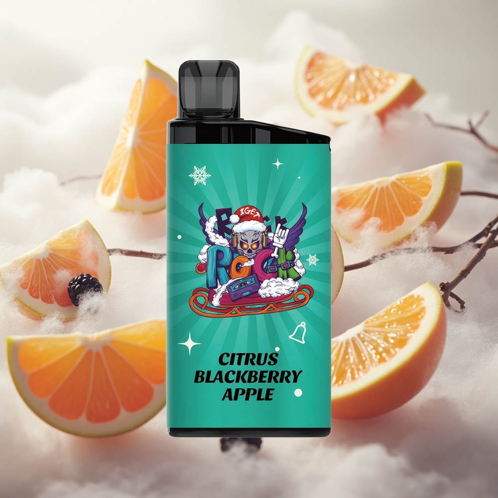 IGET Bar 3500 Puffs Jednorázová Vape Citrus Blackberry Apple Velikost 413x213x945mm Czech Republic wholesale