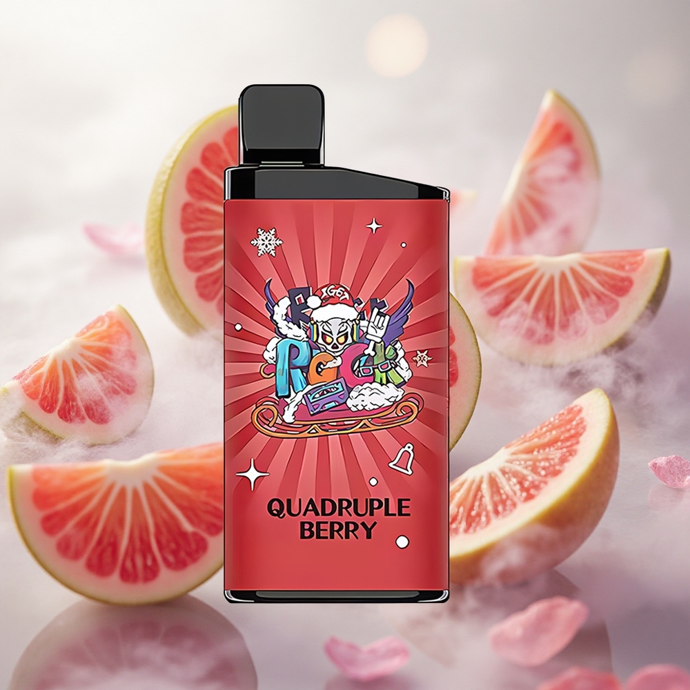 IGET Bar 3500 Puffs Čtyřnásobná bobulová příchuť Jednorázová Vape 1400 mAh Česká republika velkoobchod
