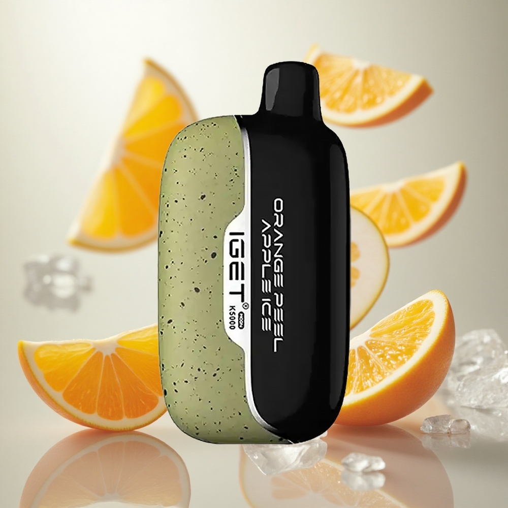 IGET Moon K5000 Puffs 5000 Puffs Jednorázová Vape Orange Peel Apple Ice PC Materiál Czech Republic wholesale