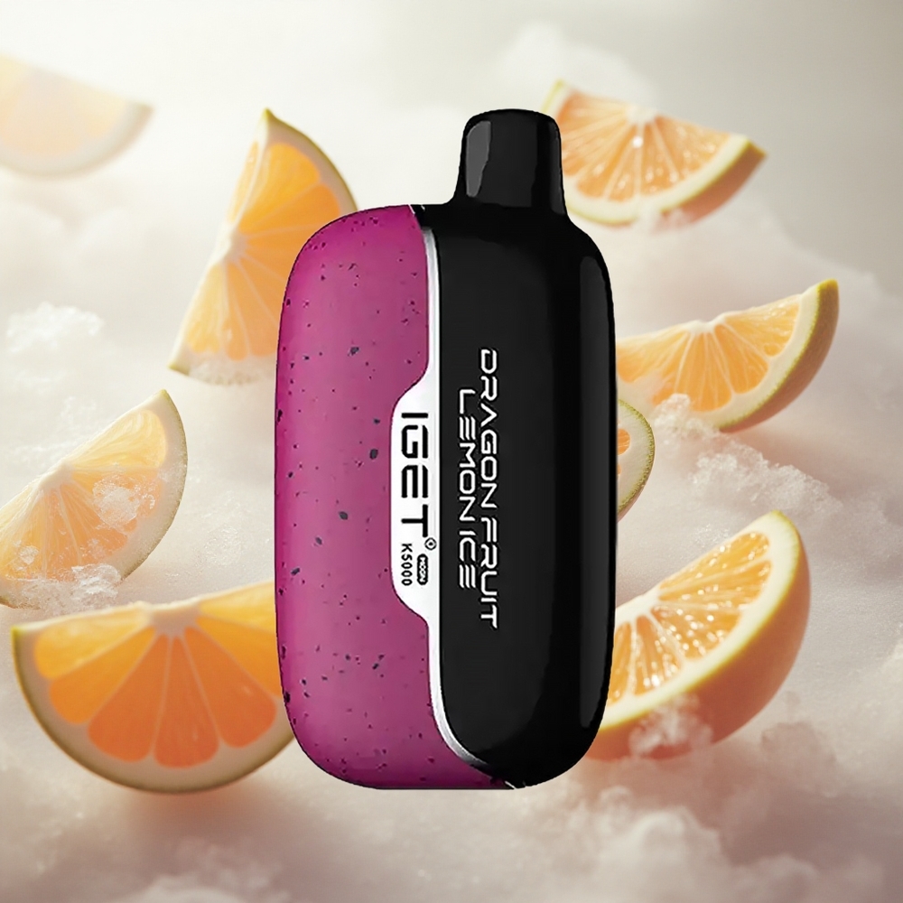 IGET Moon K5000 Puffs Dračí Ovoce Citronová Mražená Kolečka s Mesh Cívkou 135 Ohm Czech Republic wholesale