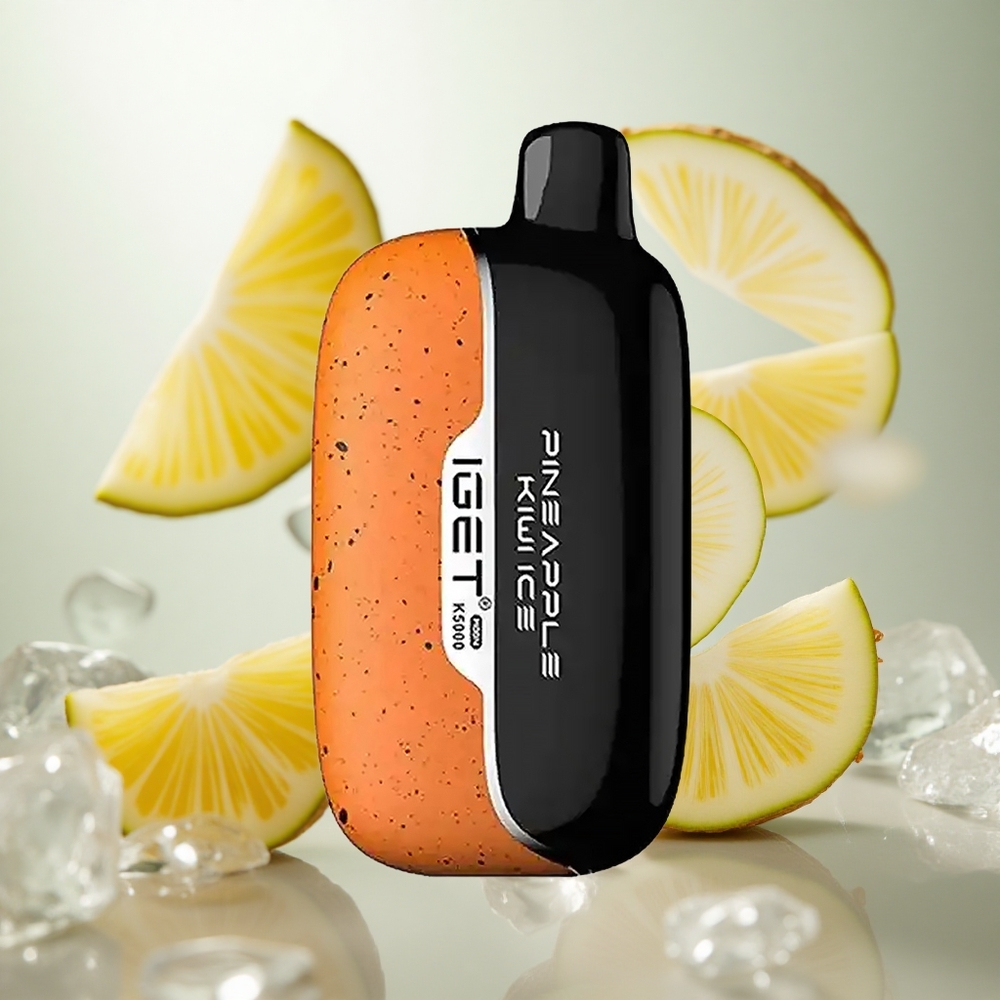 IGET Moon K5000 Puffs Jednorázová Vape Ananas Kiwi Led s výdrží až 5000 Puffs Czech Republic wholesale