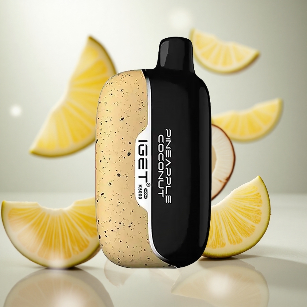 IGET Moon K5000 Puffs Jednorázová Vape Ananas Kokos až 5000 Puffs velikost 495x253x994 mm Czech Republic wholesale