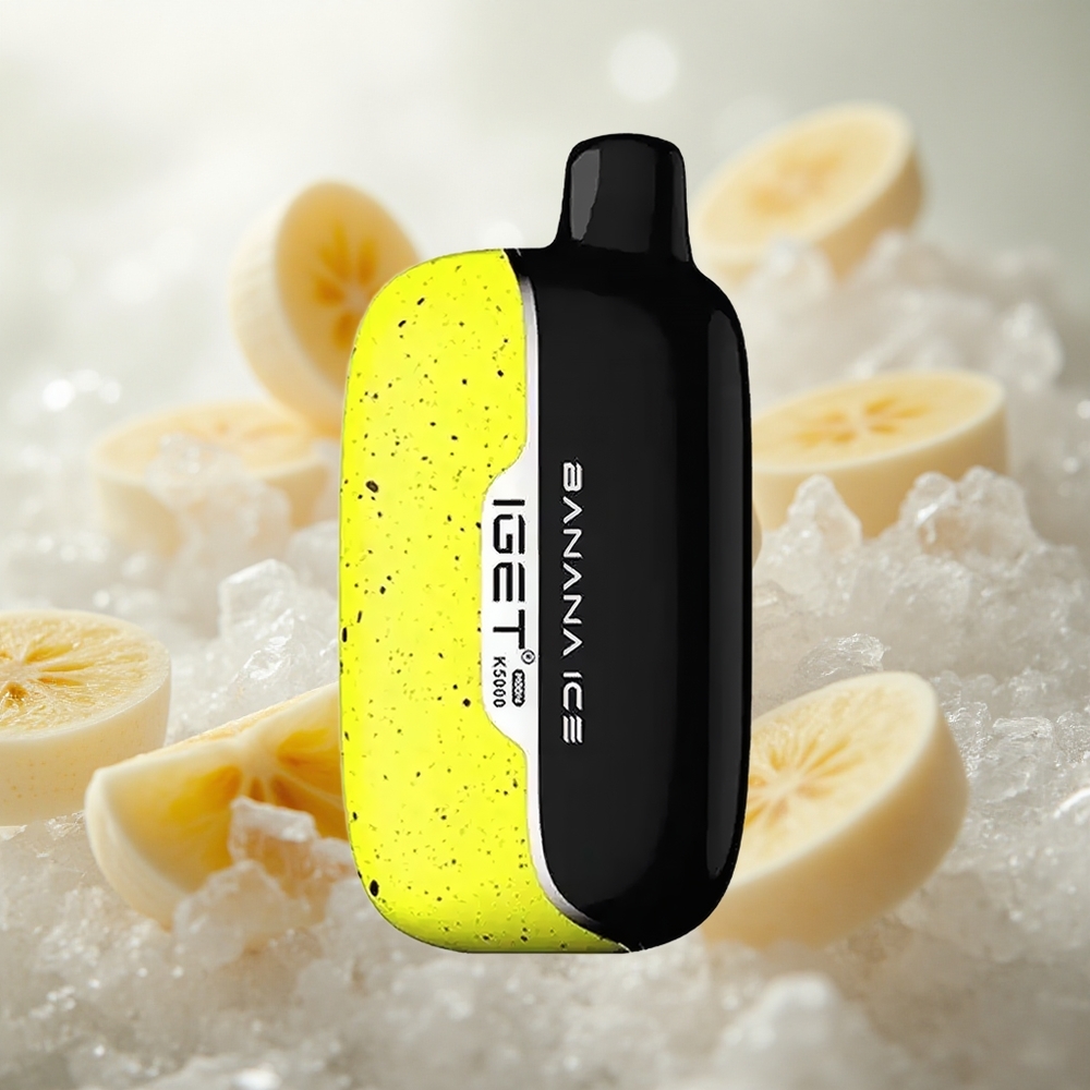 IGET Moon K5000 Puffs Jednorázová Vape Banánová Ledová s Výkonem Až 5000 Puffs Czech Republic wholesale