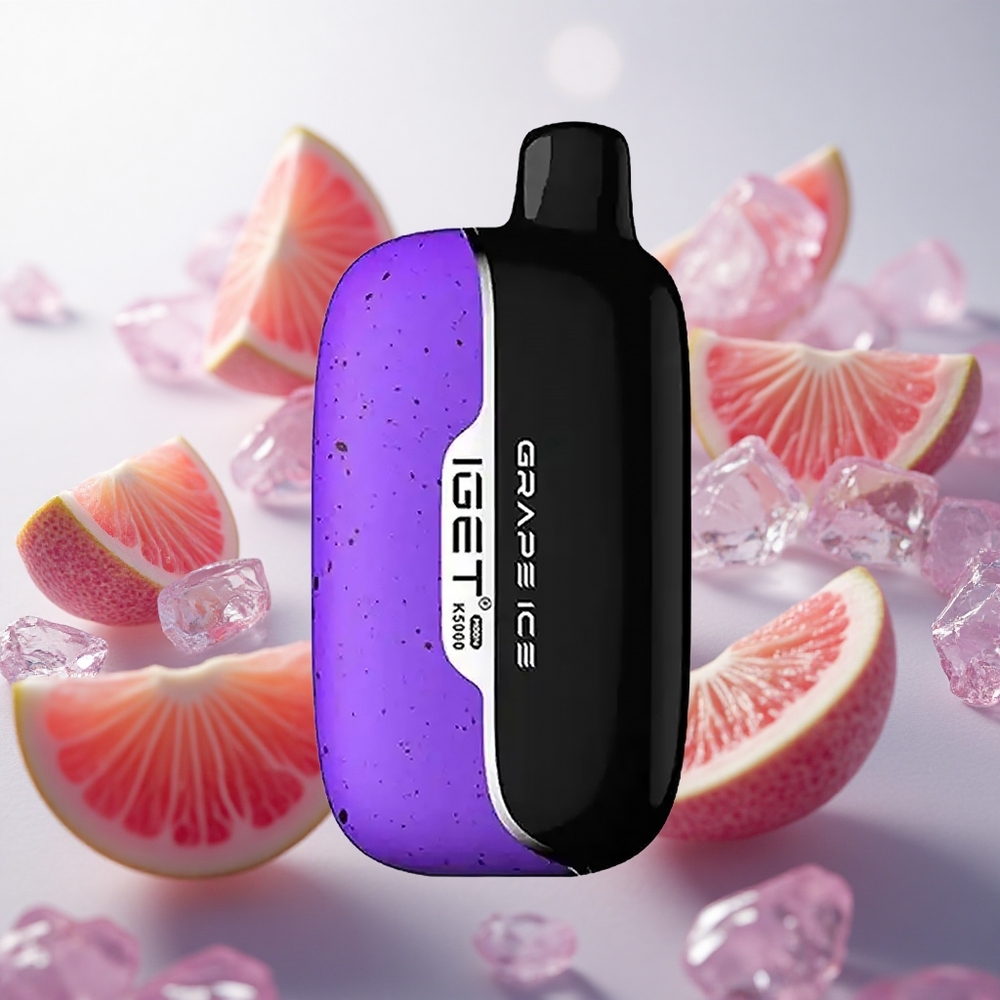 IGET Moon K5000 Puffs Jednorázová Vape Grape Ice sítě 135 Ohm Czech Republic wholesale