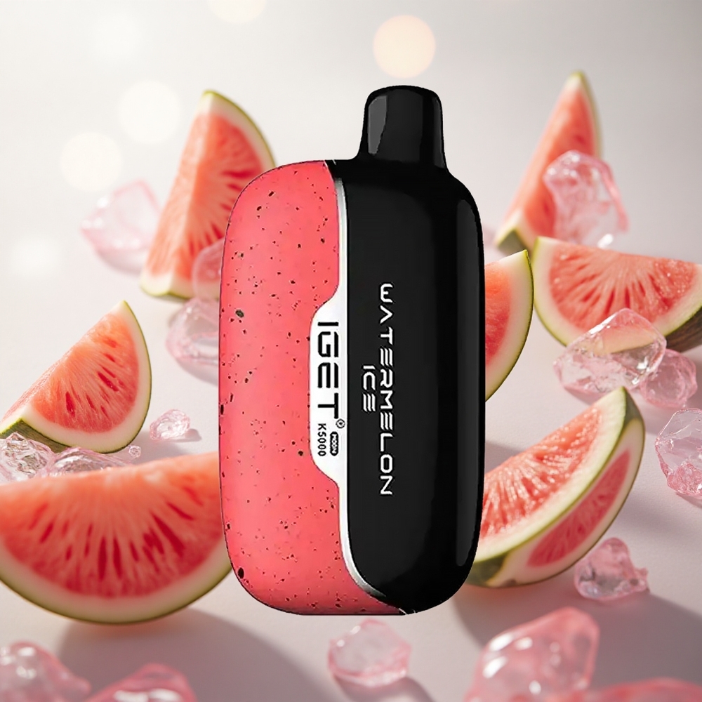 IGET Moon K5000 Puffs Jednorázová Vape Melounový Led s 5000 Potahy Czech Republic wholesale