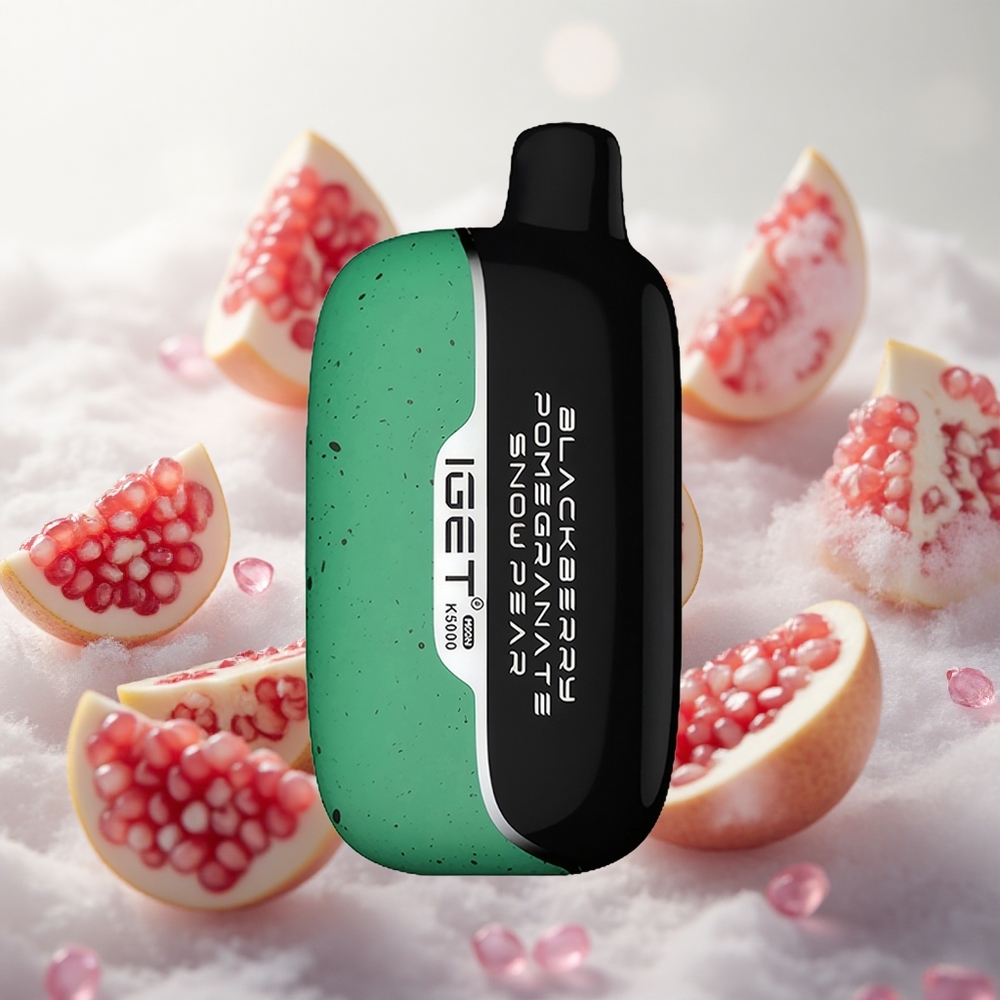 IGET Moon K5000 Puffs Jednorázová Vape Ostružina Granátové jablko Hruška se sněhem Czech Republic wholesale