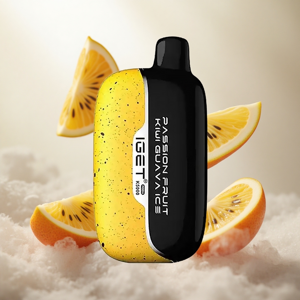 IGET Moon K5000 Puffs Jednorázová Vape Passion Fruit Kiwi Guava Ice s výdrží až 5000 Puffs Czech Republic wholesale