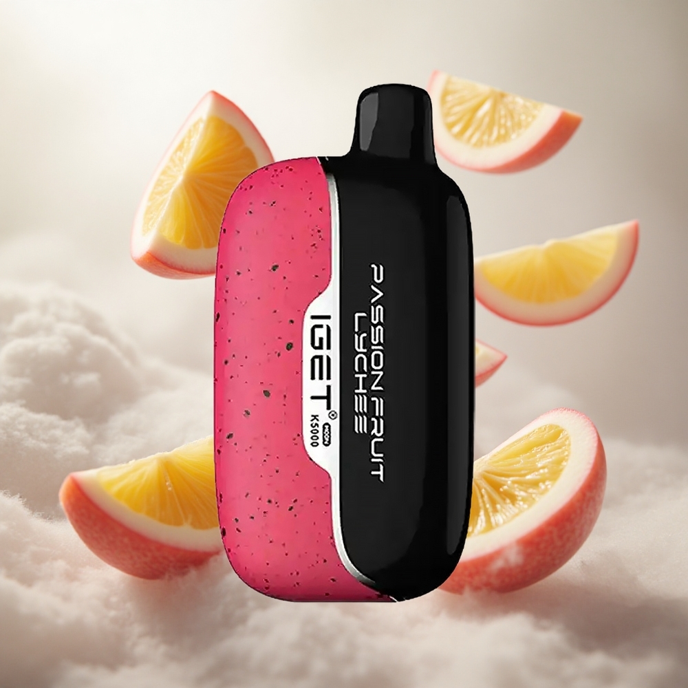 IGET Moon K5000 Puffs Jednorázová Vape Passion Fruit Lychee Velikost 495x253x994 mm Czech Republic wholesale
