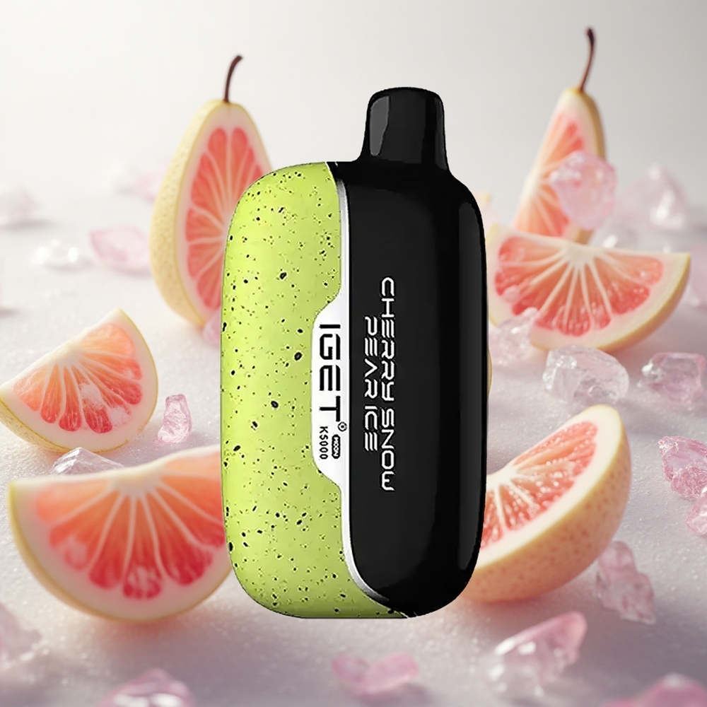 IGET Moon K5000 Puffs Jednorázová Vape Třešňový Sníh Hruška Led s výdrží až 5000 Puffs Czech Republic wholesale