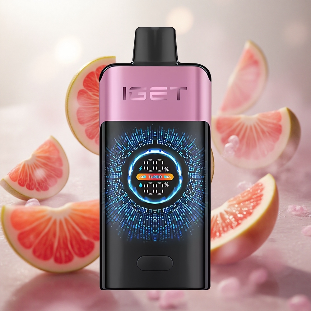 IGET ONE 12000 Puffs Jednorázová Vape Cherry Monster s velkým zakřiveným barevným displejem Czech Republic wholesale