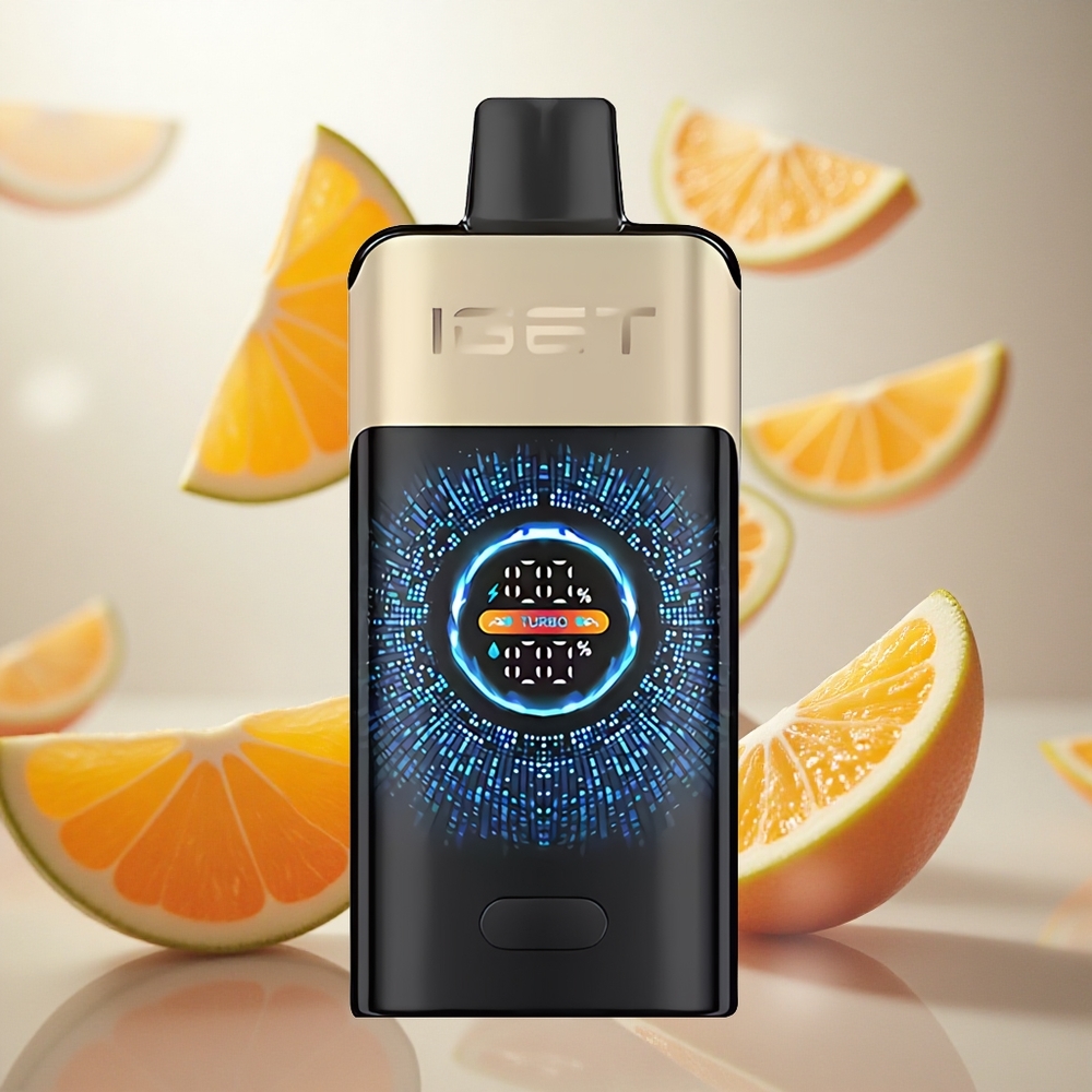 IGET ONE 12000 Puffs Jednorázová Vape Tropická Pomerančová Příšera s Velkým Zakřiveným Barevným Displejem Czech Republic wholesale