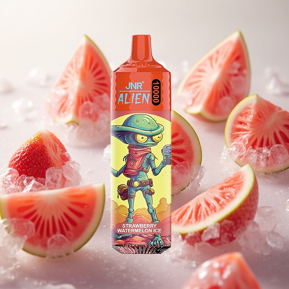 JNR Alien 10000 Puffs Jahoda Meloun Led 20ml E-liquid Czech Republic wholesale