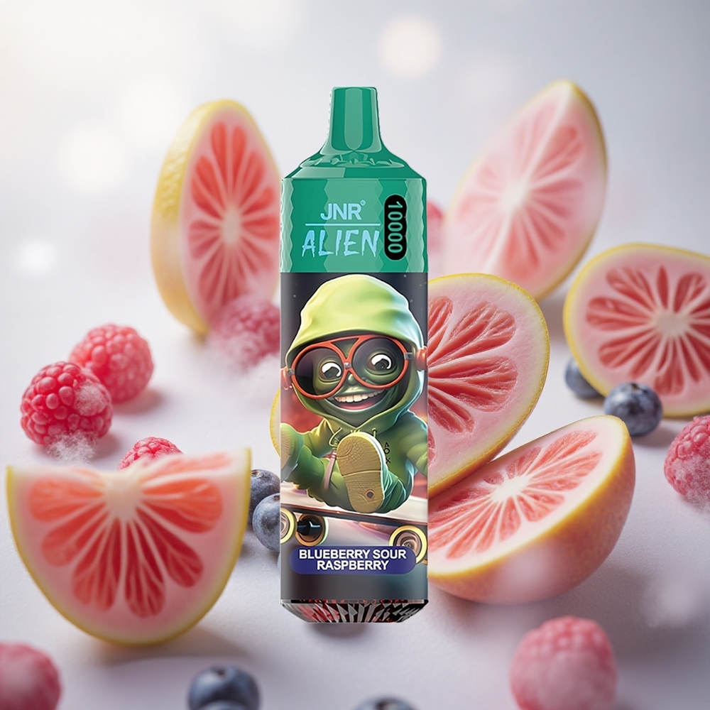 JNR Alien 10000 Puffs Jednorázová Vape Borůvka Kyselá Malina 20ml E-liquid Czech Republic wholesale