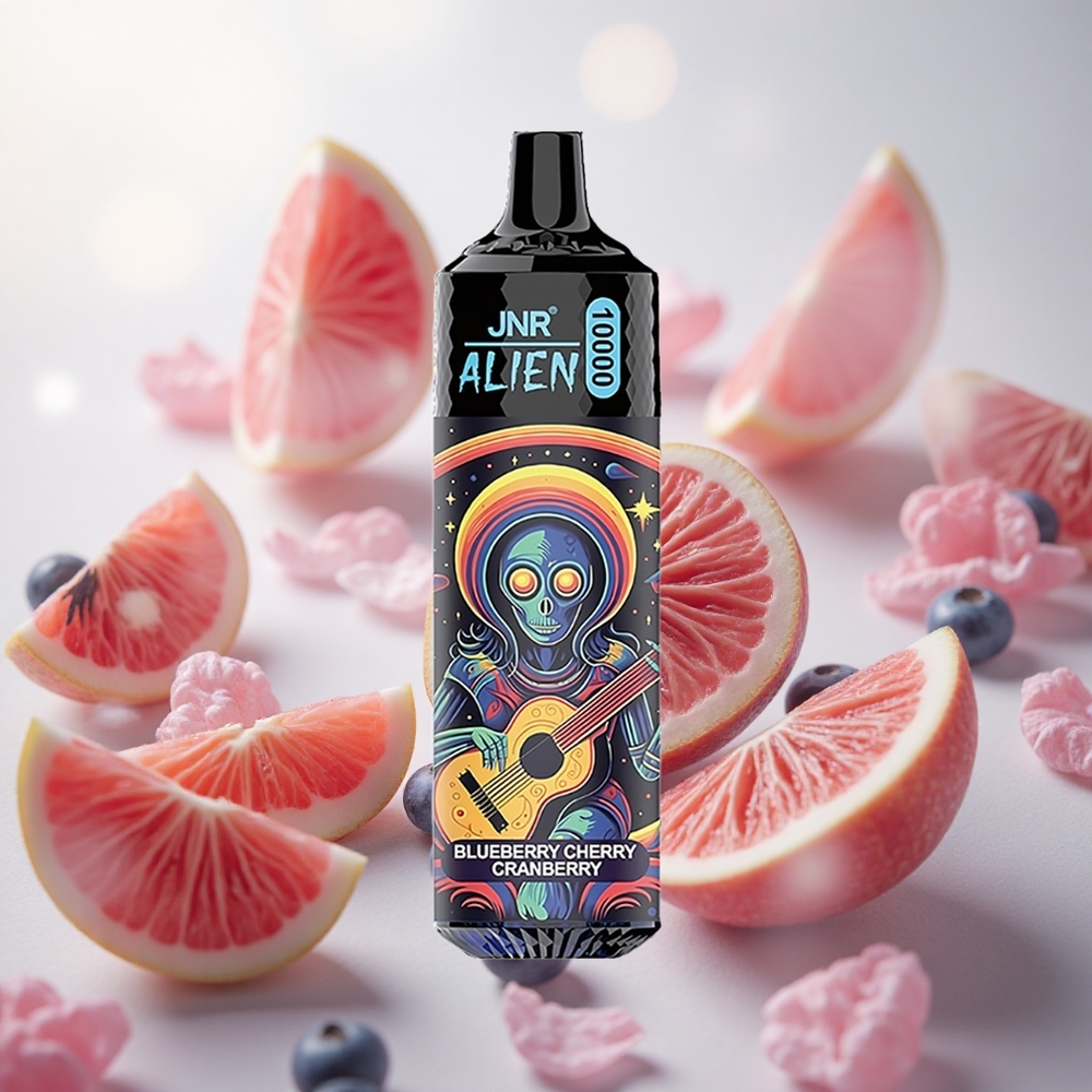 JNR Alien 10000 Puffs Jednorázová Vape Borůvka Třešeň Brusinka 850mAh baterie Czech Republic wholesale
