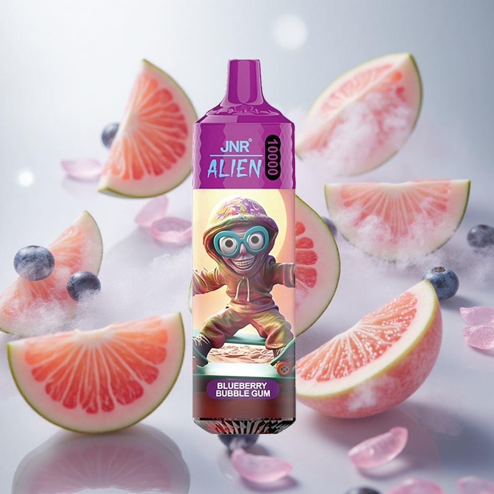 JNR Alien 10000 Puffs Jednorázová Vape Borůvková bublinková žvýkačka s 20ml e-liquidem Czech Republic wholesale