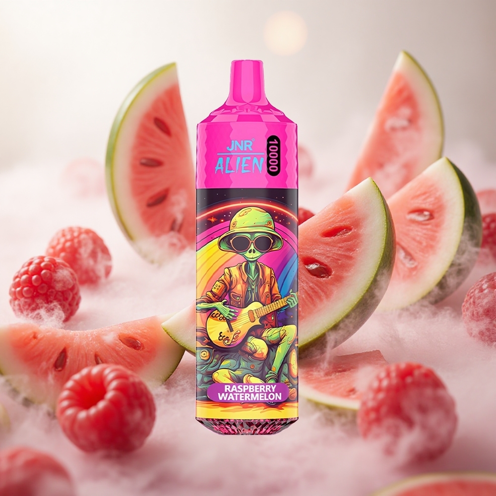 JNR Alien 10000 Puffs Jednorázová Vape Malina Vodní Meloun 20ml E-liquid Czech Republic wholesale