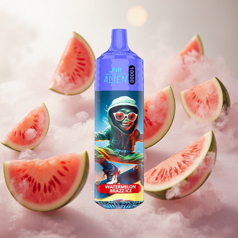 JNR Alien 10000 Puffs Jednorázová Vape Watermelon Brazz Ice 20ml e-liquid Czech Republic wholesale