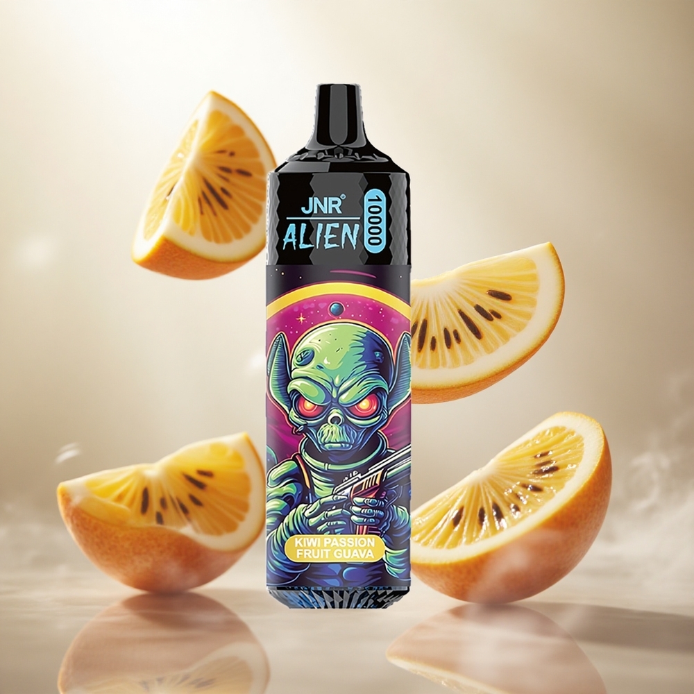 JNR Alien 10000 Puffs Kiwi passion fruit guava 20ml Kapalina Česká republika wholesale